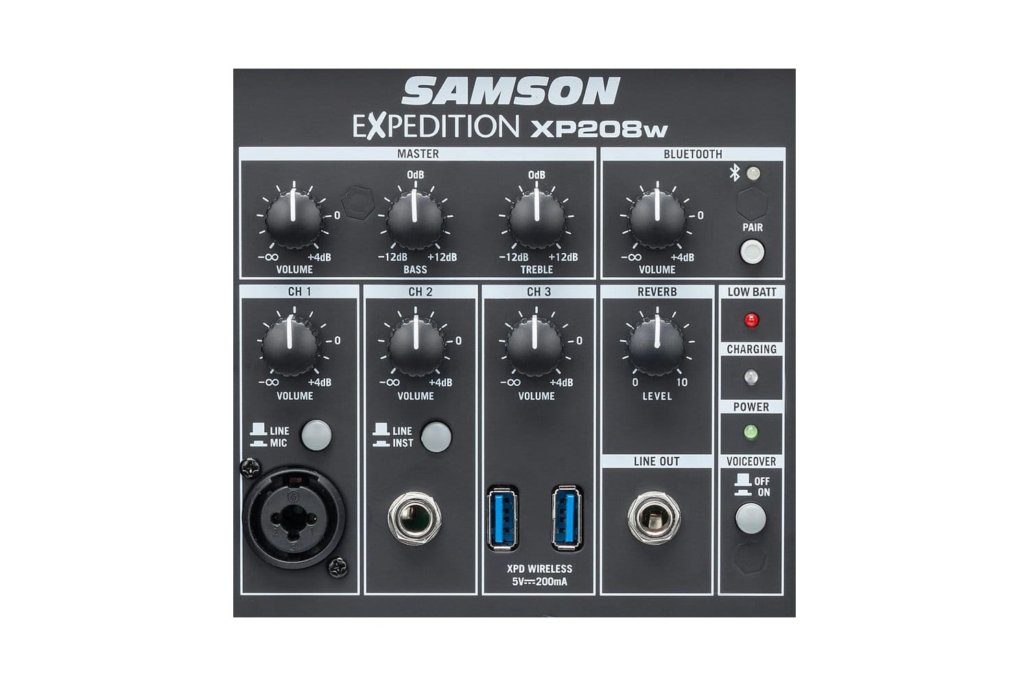 Samson XP208W Rechargeable Portable PA