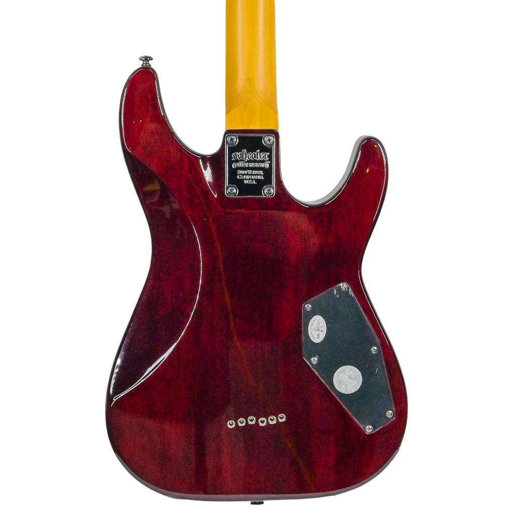 Schecter Omen Extreme 6 Black cherry linkshandig  2019