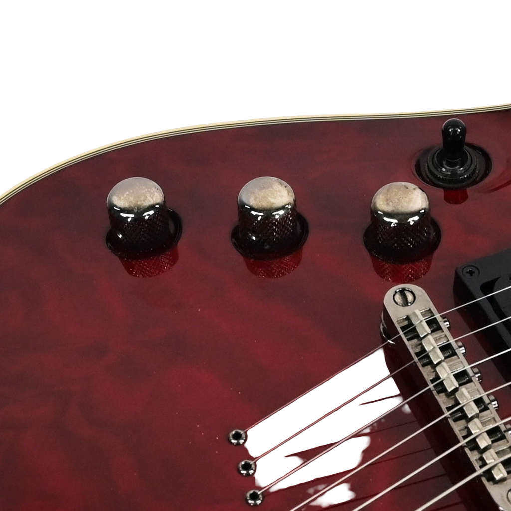 Schecter Omen Extreme 6 Black cherry linkshandig  2019