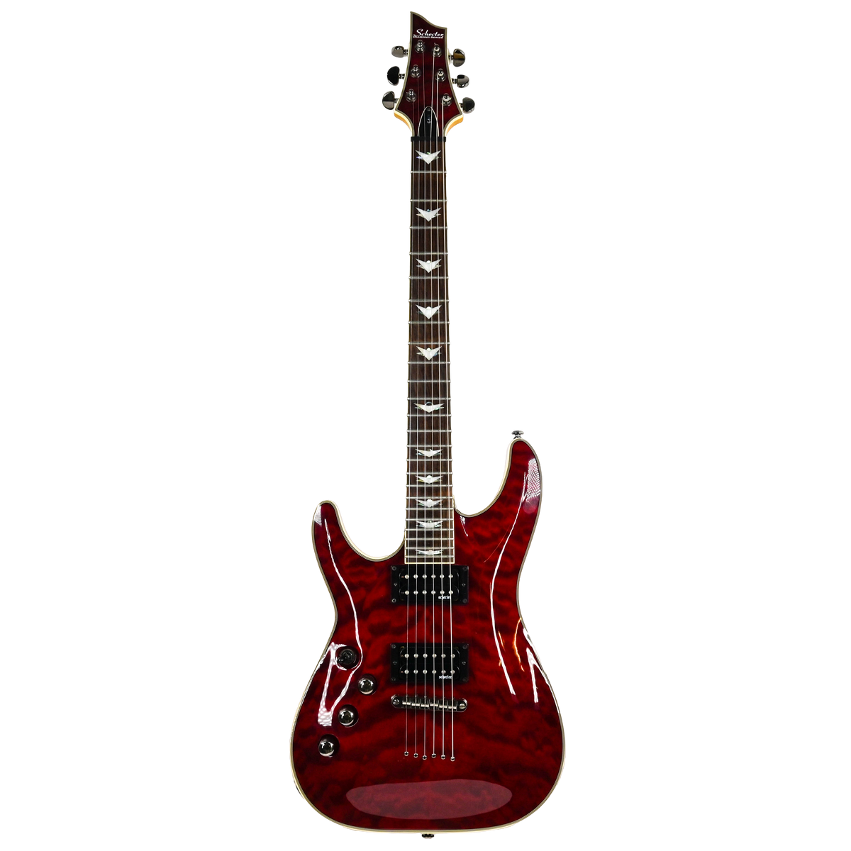 Schecter Omen Extreme 6 Black cherry linkshandig  2019