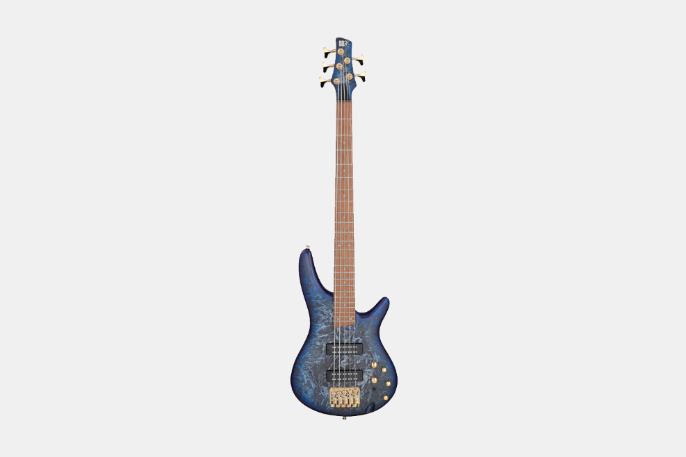 Ibanez SR305EDX-CZM Cosmic Blue Frozen Matte - 5 snarig