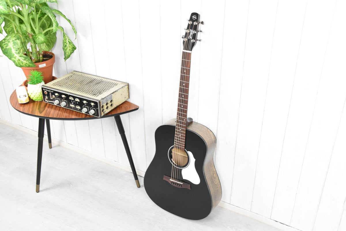 Seagull S6 Classic Black A/E Semi-akoestische gitaar