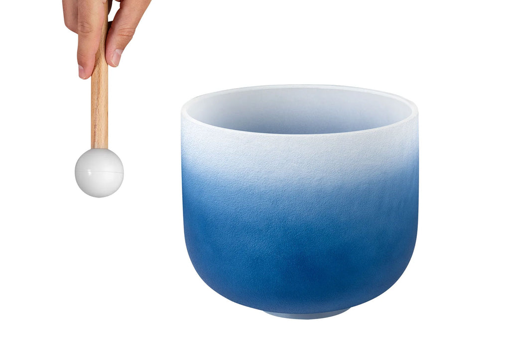 Sela Crystal Singing Bowl Chakra 9" - Indigo, Third Eye, A (432 Hz)