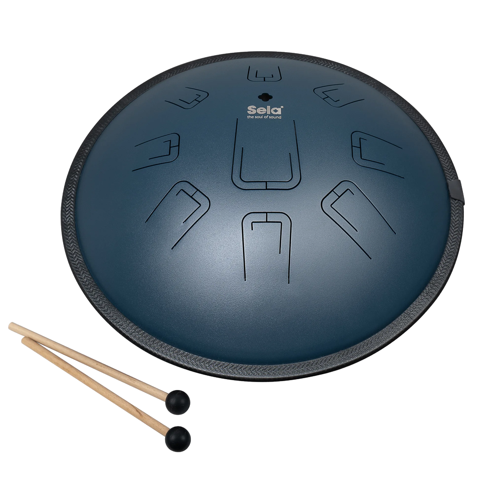 Sela Melody Tongue Drum 14" D Amara Navy blue incl. carrying bag