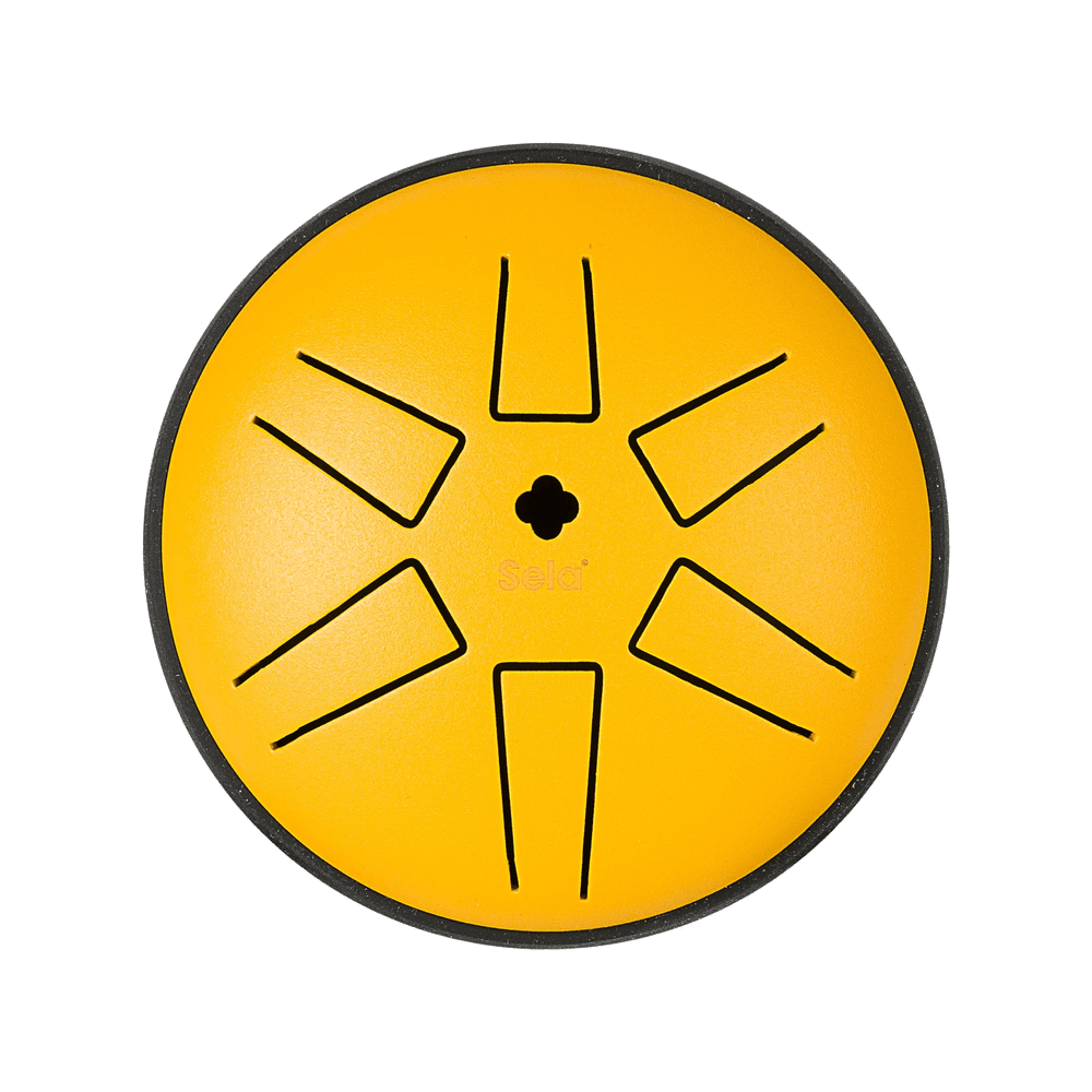 Sela Melody Tongue Drum 4" A Pentatonic Yellow