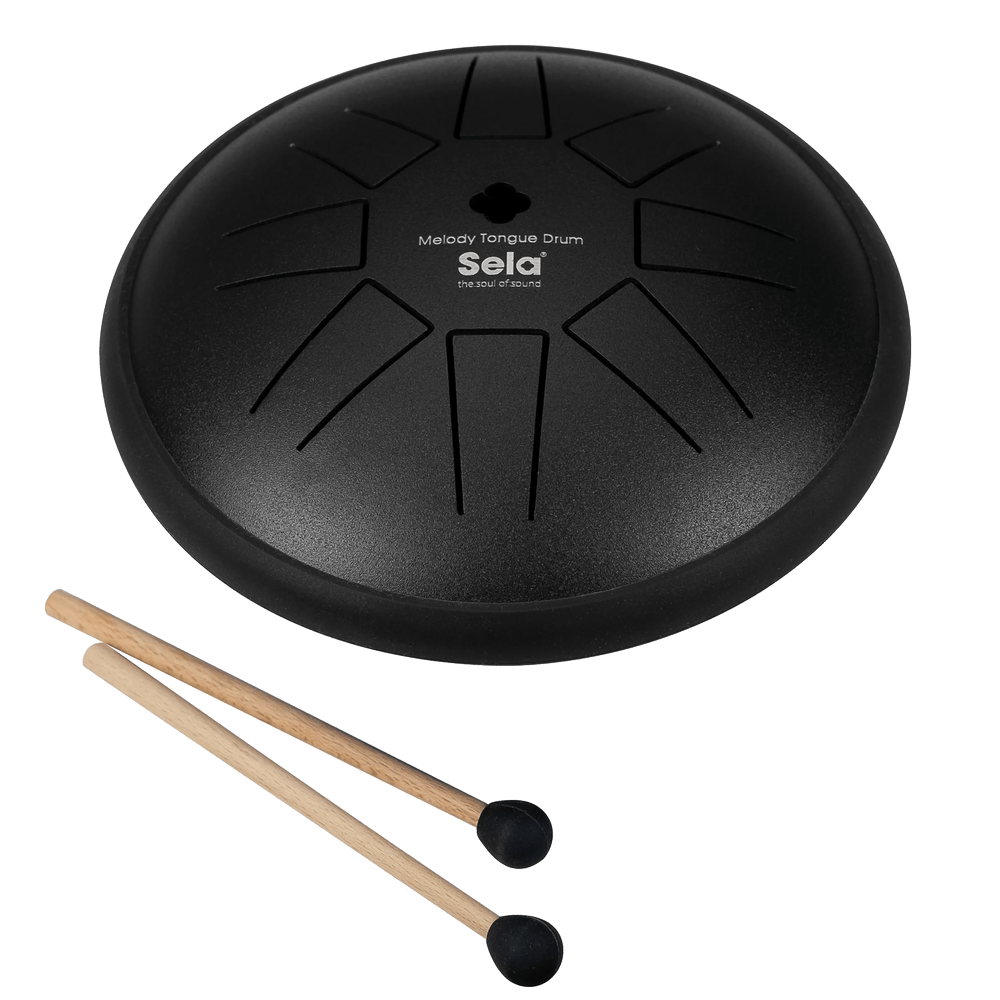 Sela Melody Tongue Drum 6“ C Maj Black