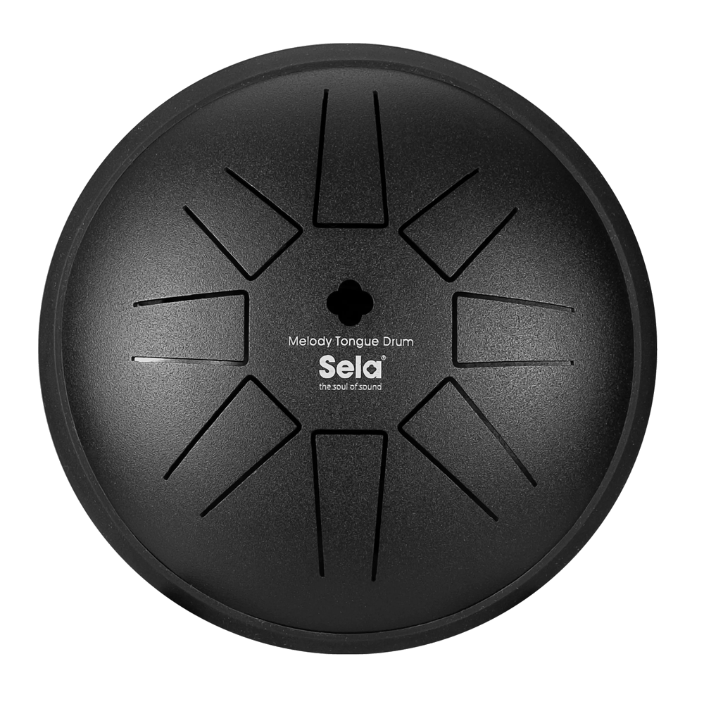 Sela Melody Tongue Drum 6“ C Maj Black