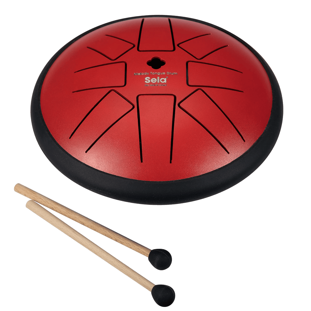 Sela Melody Tongue Drum 6“ F Min Red
