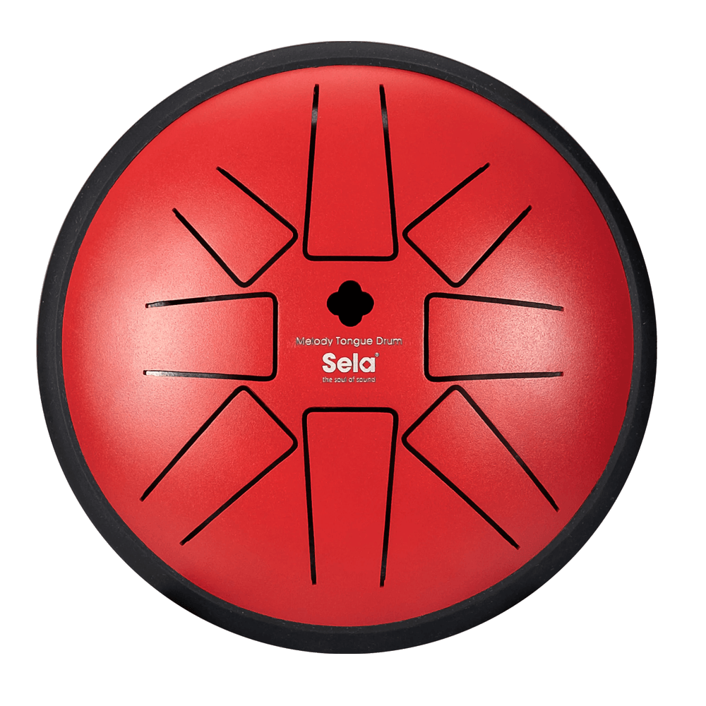 Sela Melody Tongue Drum 6“ F Min Red