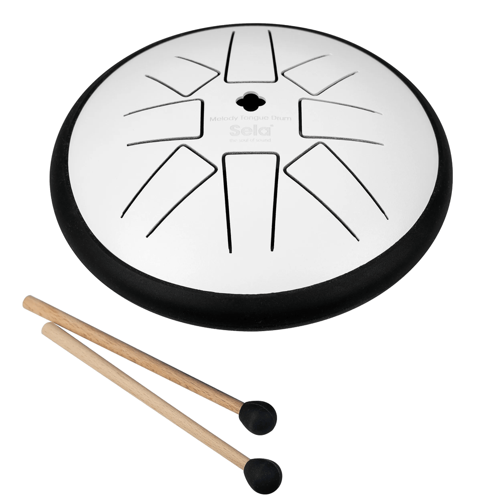 Sela Melody Tongue Drum 6“ G Min White