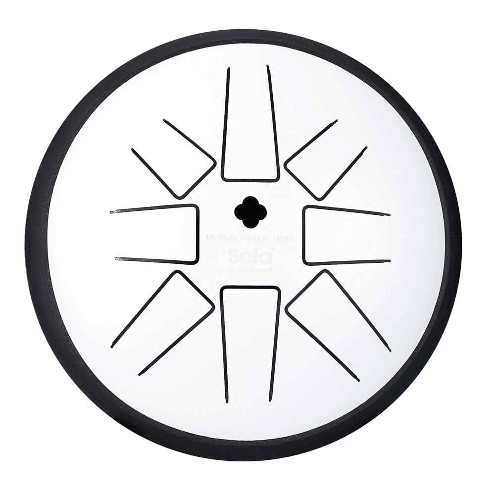 Sela Melody Tongue Drum 6“ G Min White