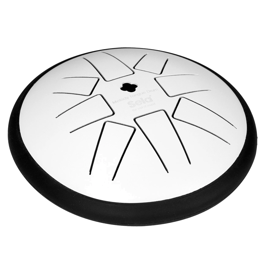 Sela Melody Tongue Drum 6“ G Min White