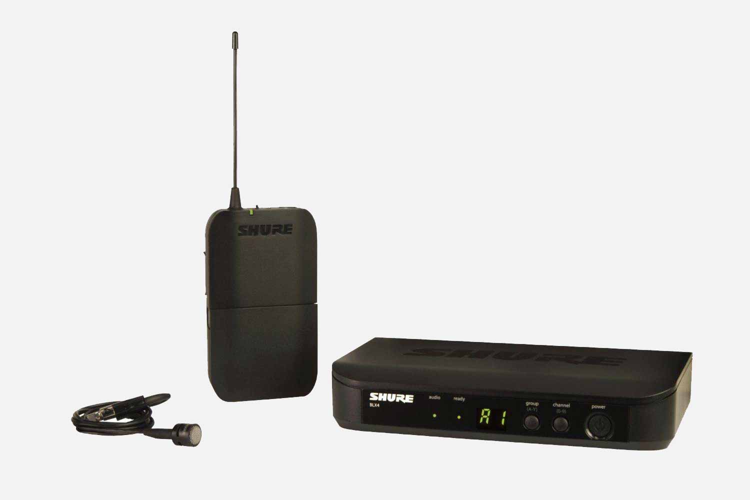 Shure BLX14E/CVL draadloze dasspeld microfoon set (5350539821220)