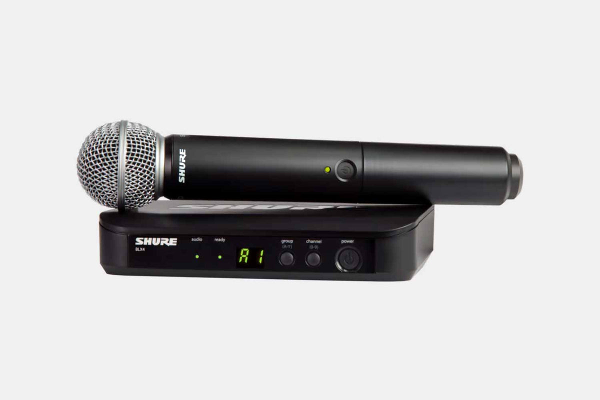 Shure BLX24-SM58 draadloze handheld microfoon