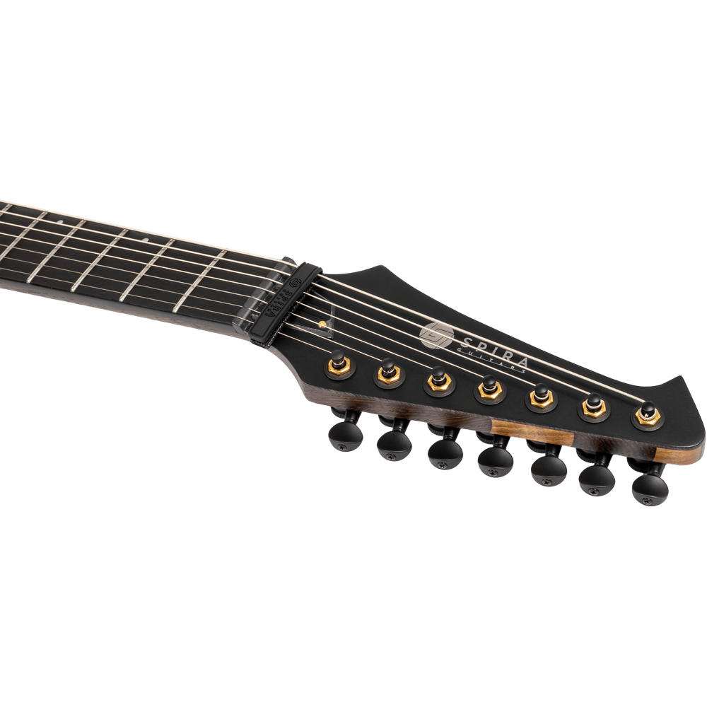 Spira Guitars S-1007 Pro Black Limba Natural