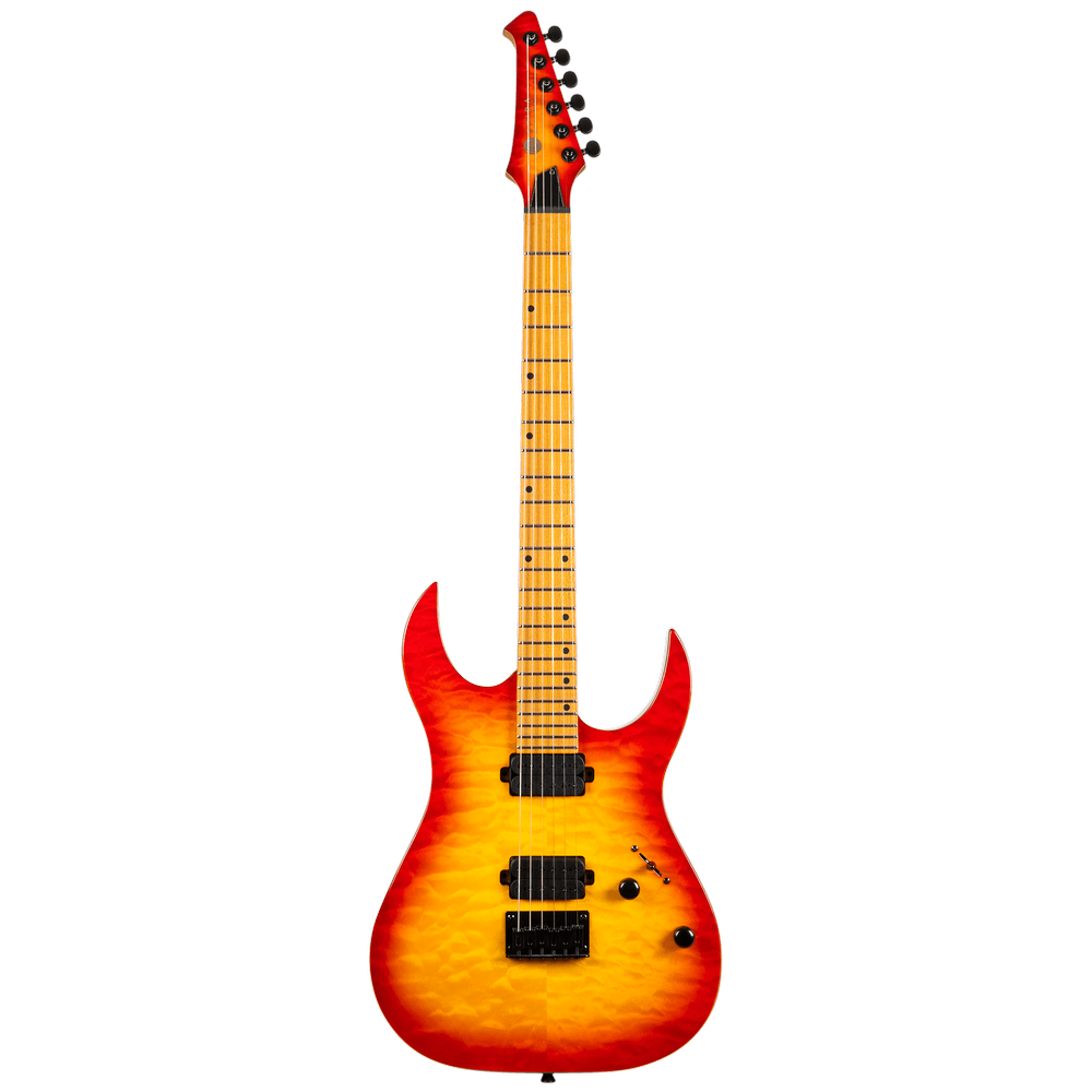 Spira Guitars S-500 QFB Fireburst