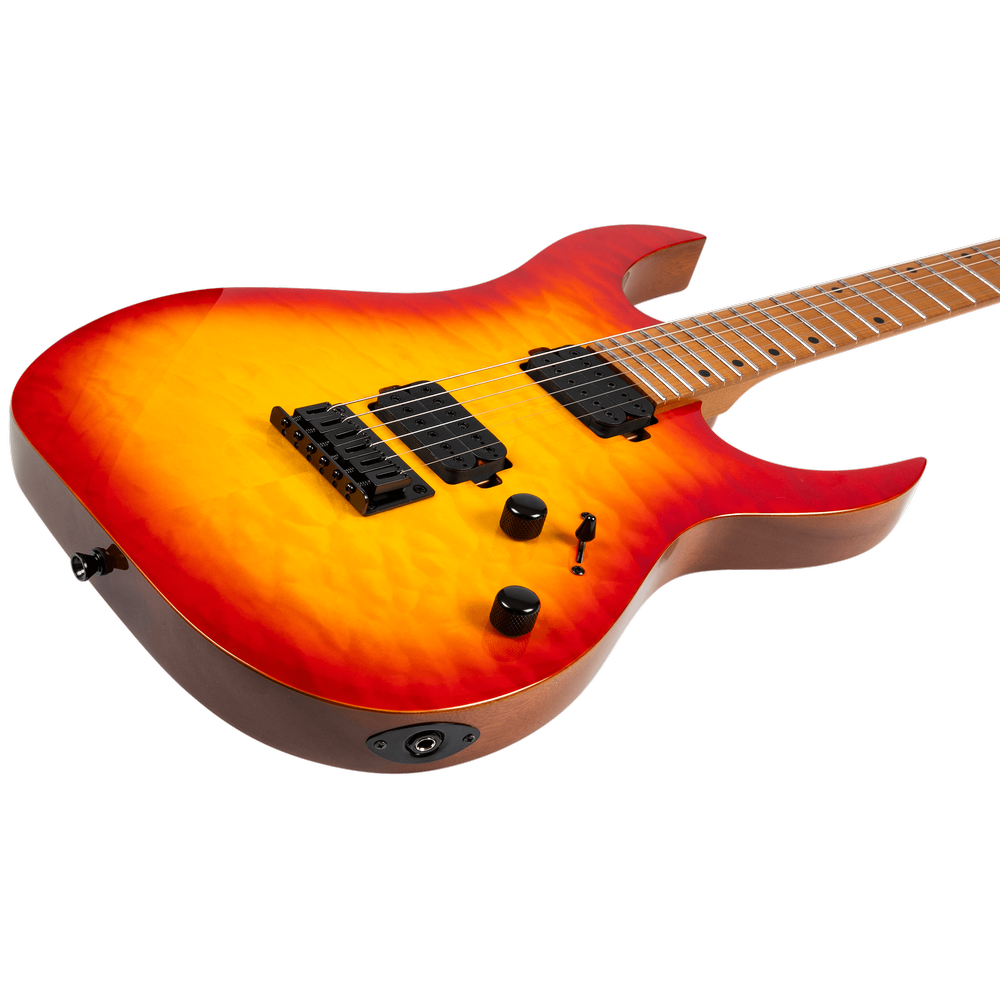 Spira Guitars S-500 QFB Fireburst