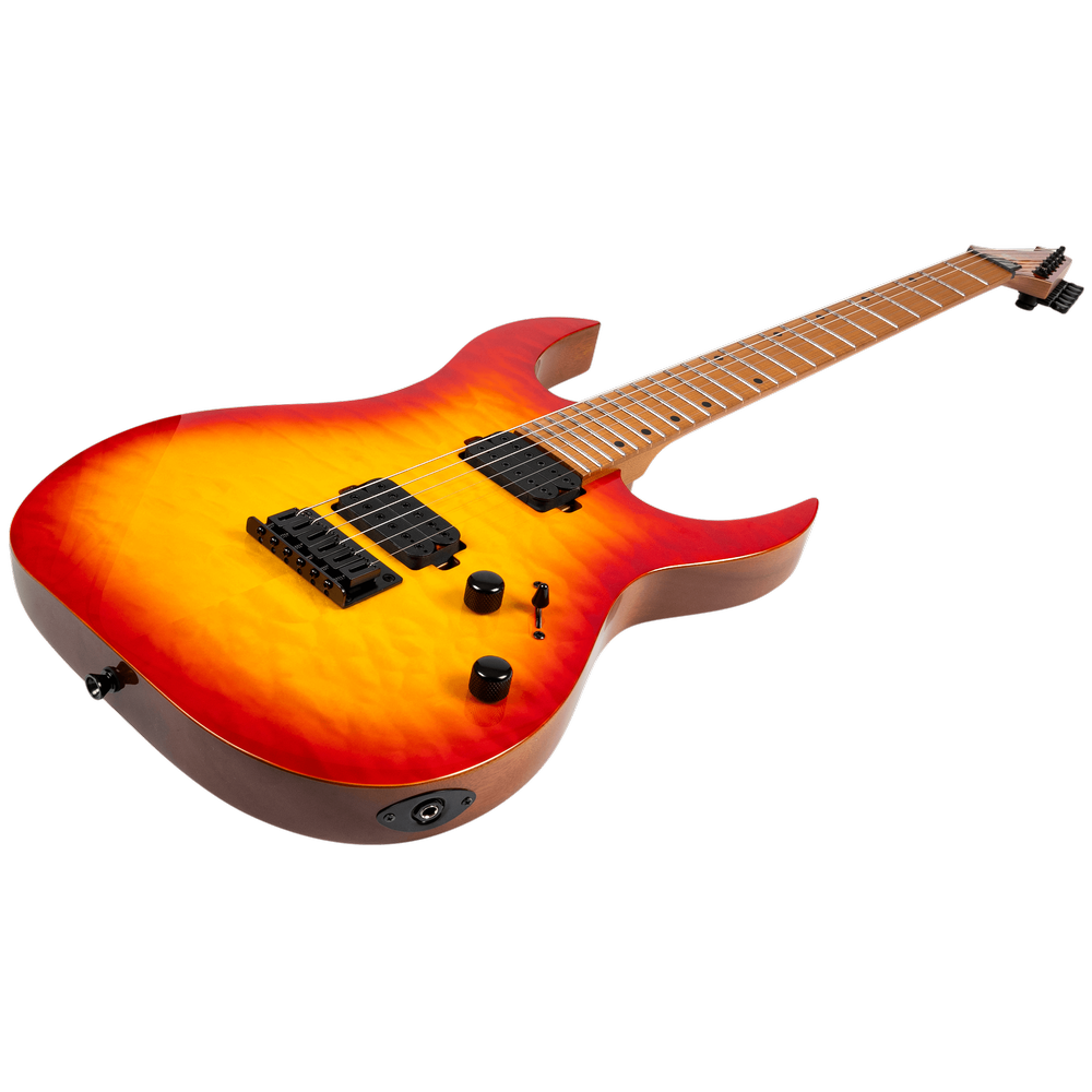 Spira Guitars S-500 QFB Fireburst