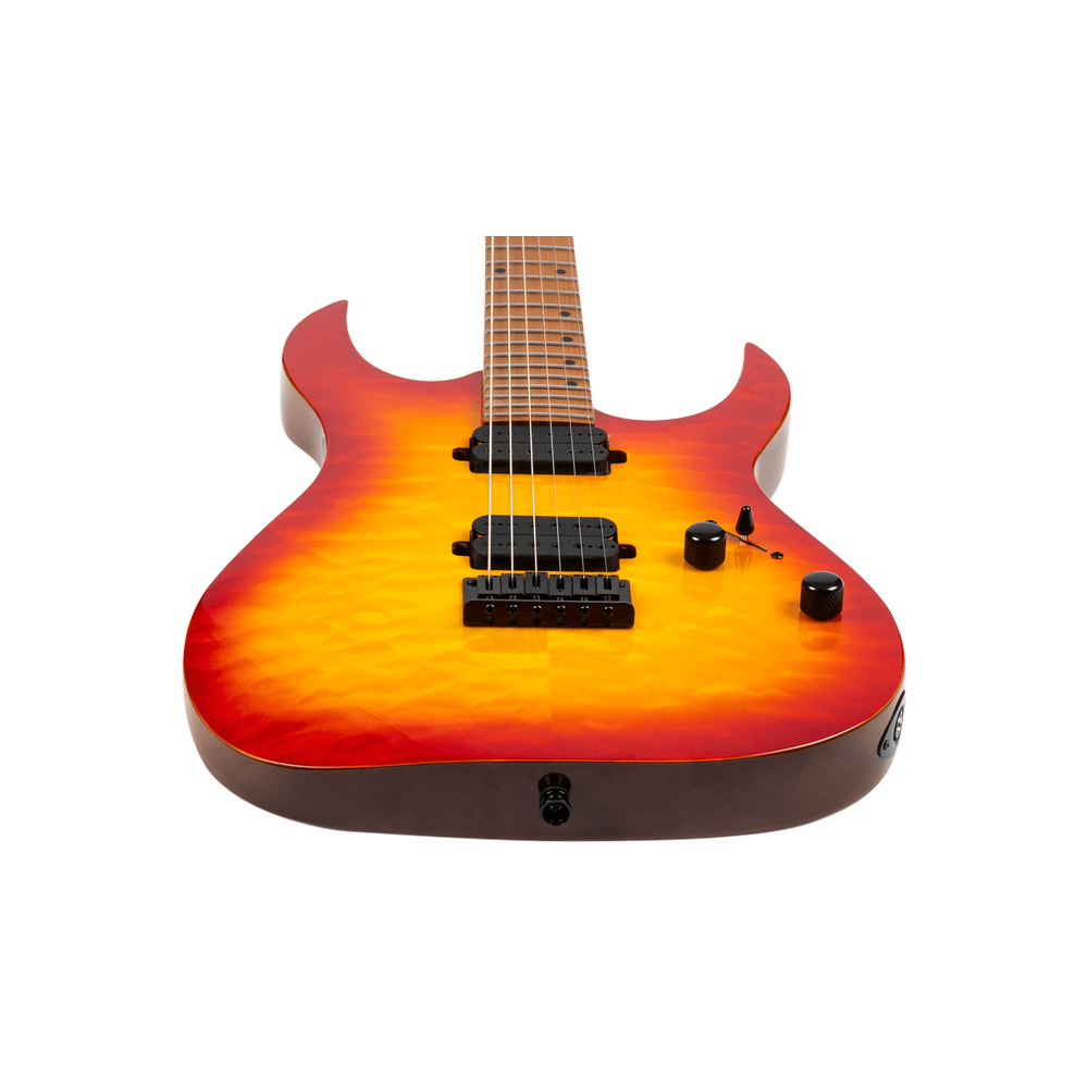 Spira Guitars S-500 QFB Fireburst