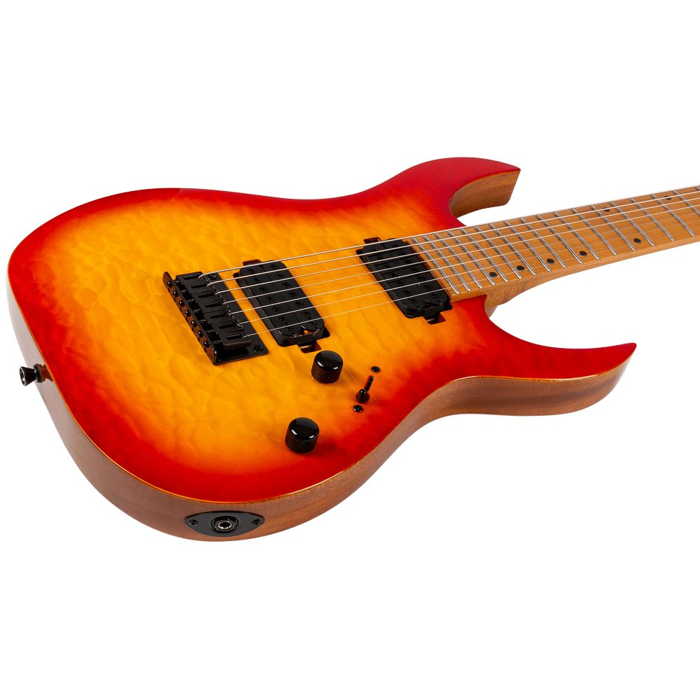 Spira Guitars S-507 QFB Fireburst