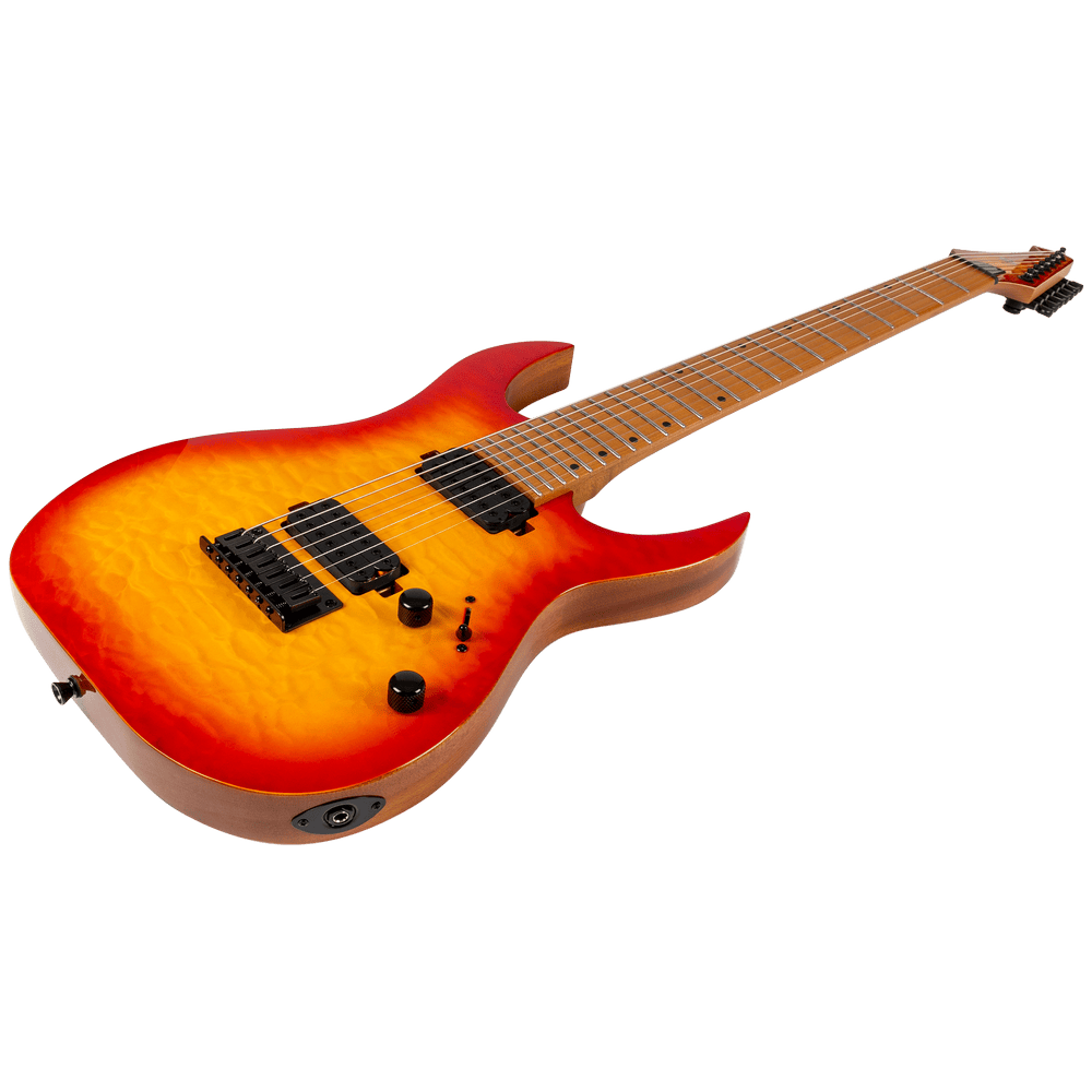 Spira Guitars S-507 QFB Fireburst