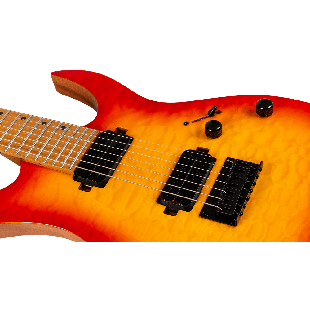 Spira Guitars S-507 QFB Fireburst