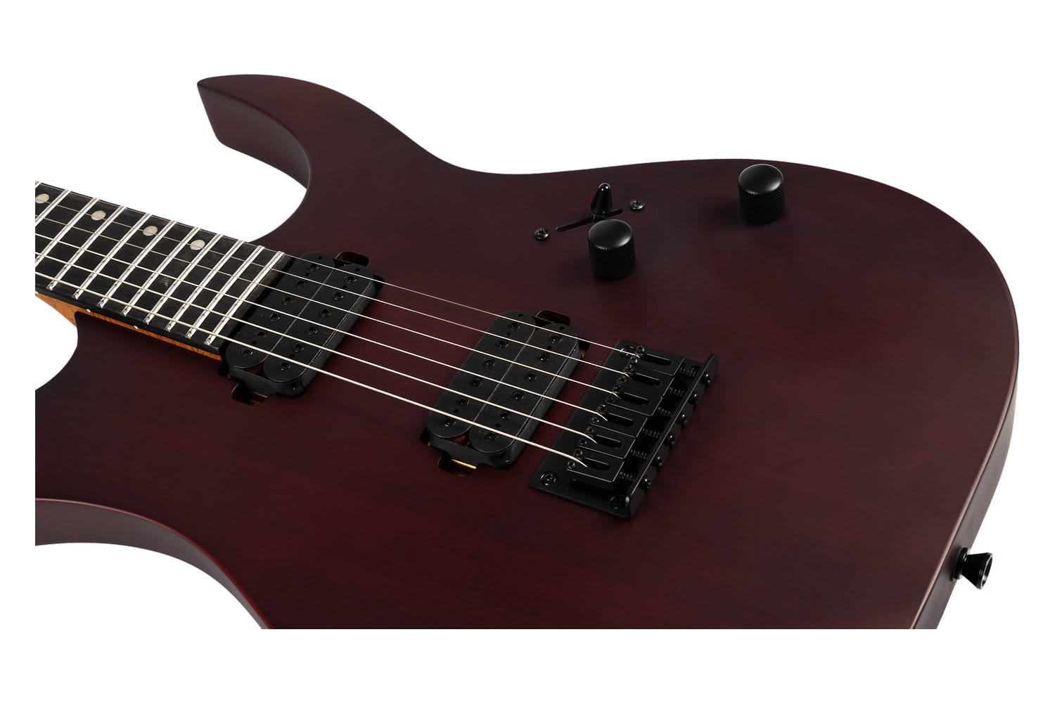 Spira Guitars S-400 MWR Satin Wine Red