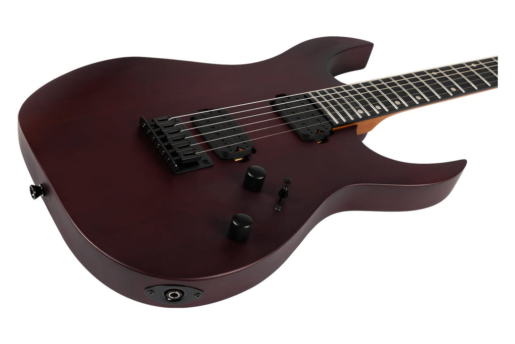 Spira Guitars S-400 MWR Satin Wine Red