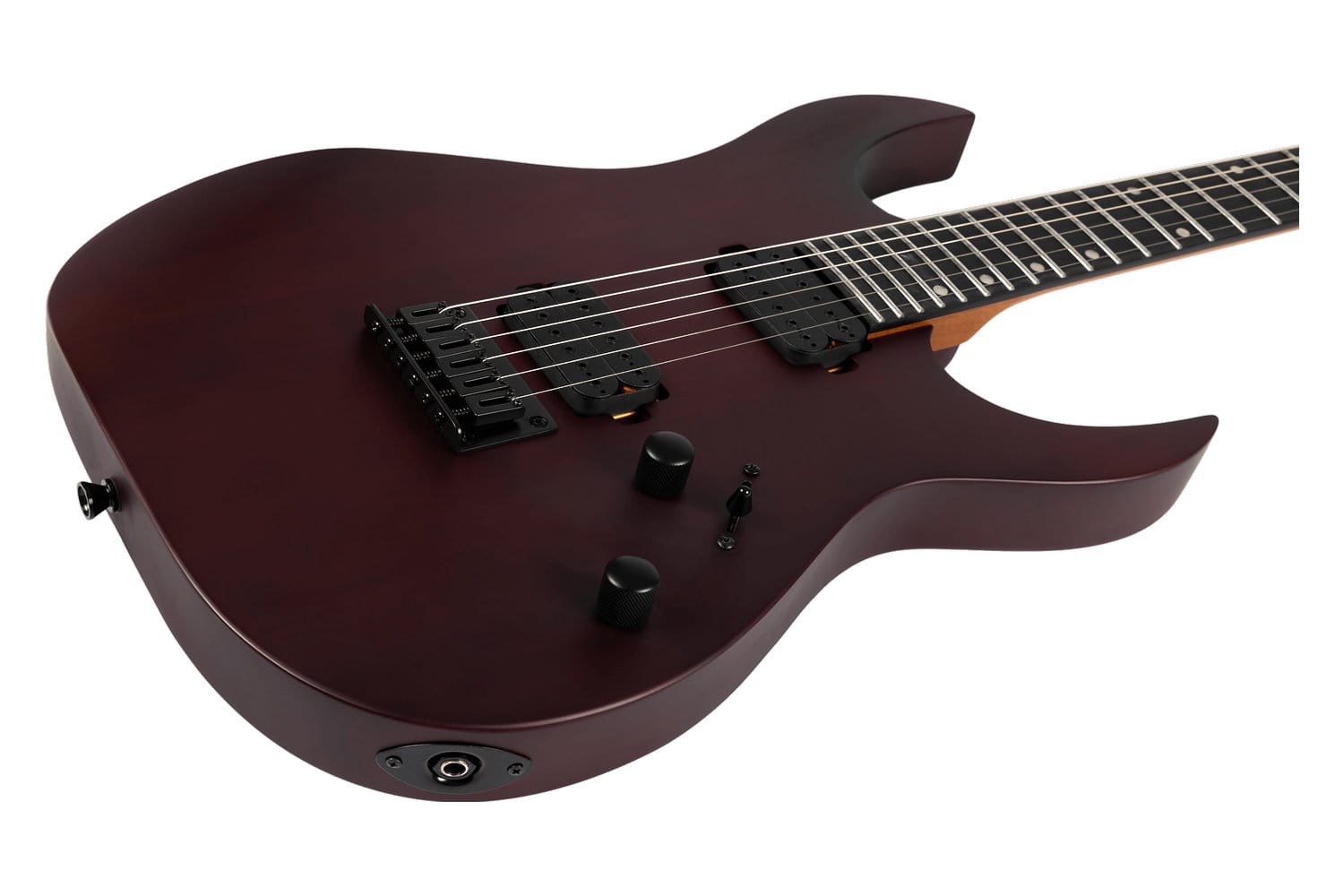 Spira Guitars S-400 MWR Satin Wine Red