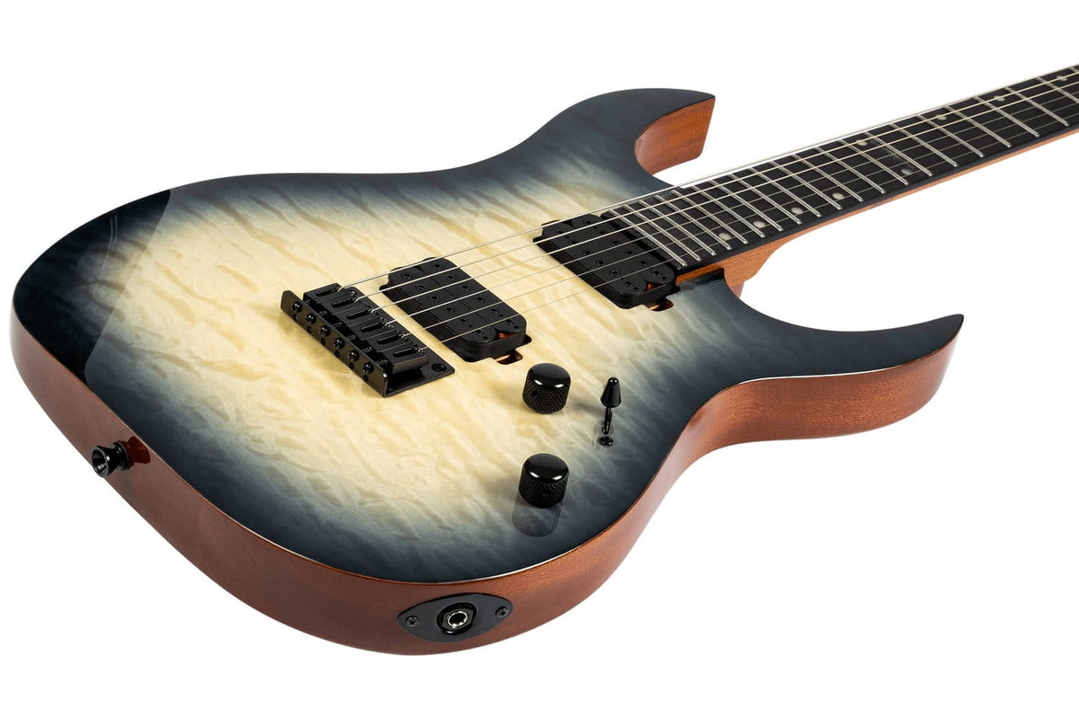 Spira Guitars S-500 QAB Trans Aqua Blue