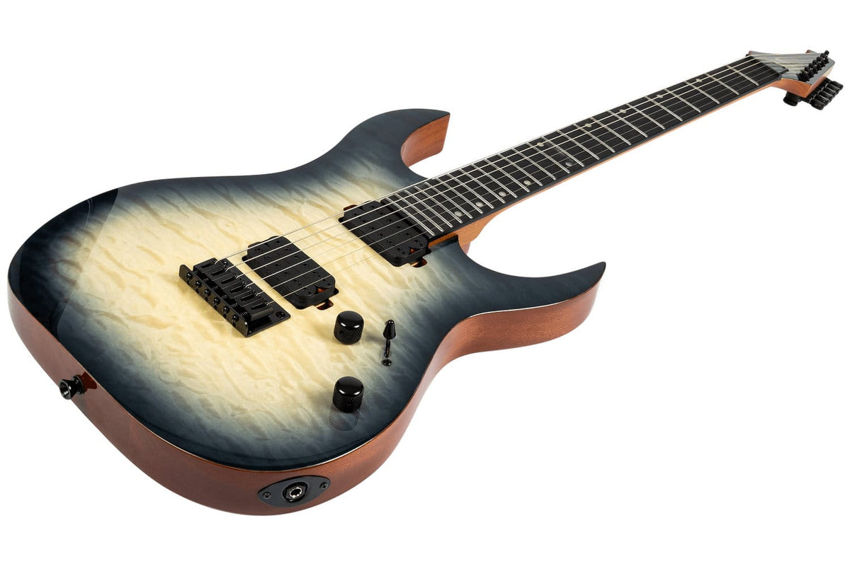 Spira Guitars S-500 QAB Trans Aqua Blue