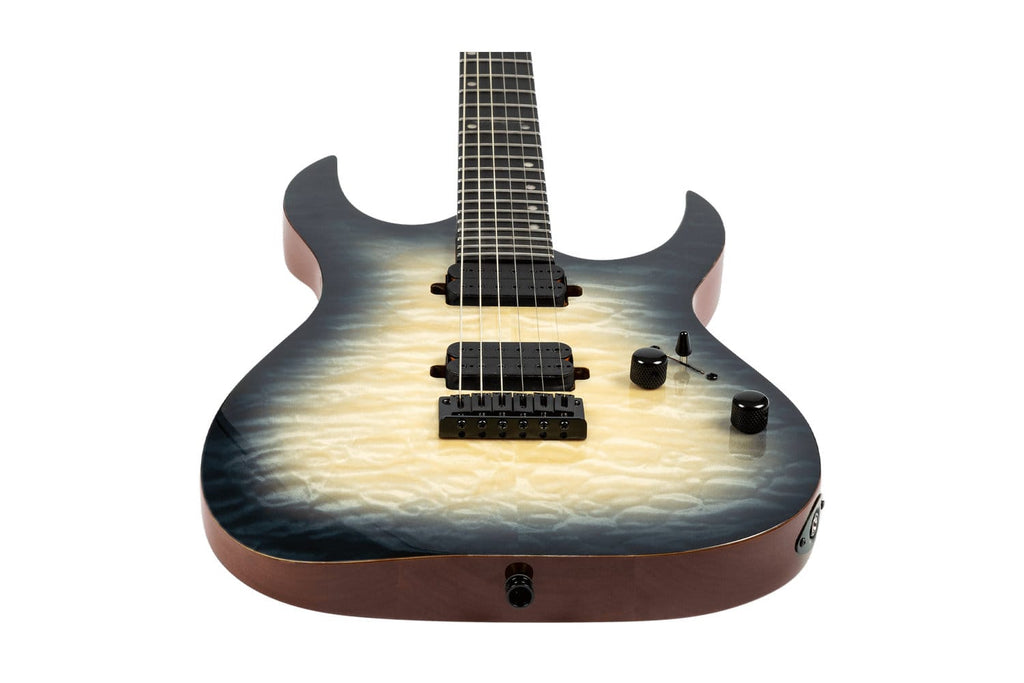 Spira Guitars S-500 QAB Trans Aqua Blue