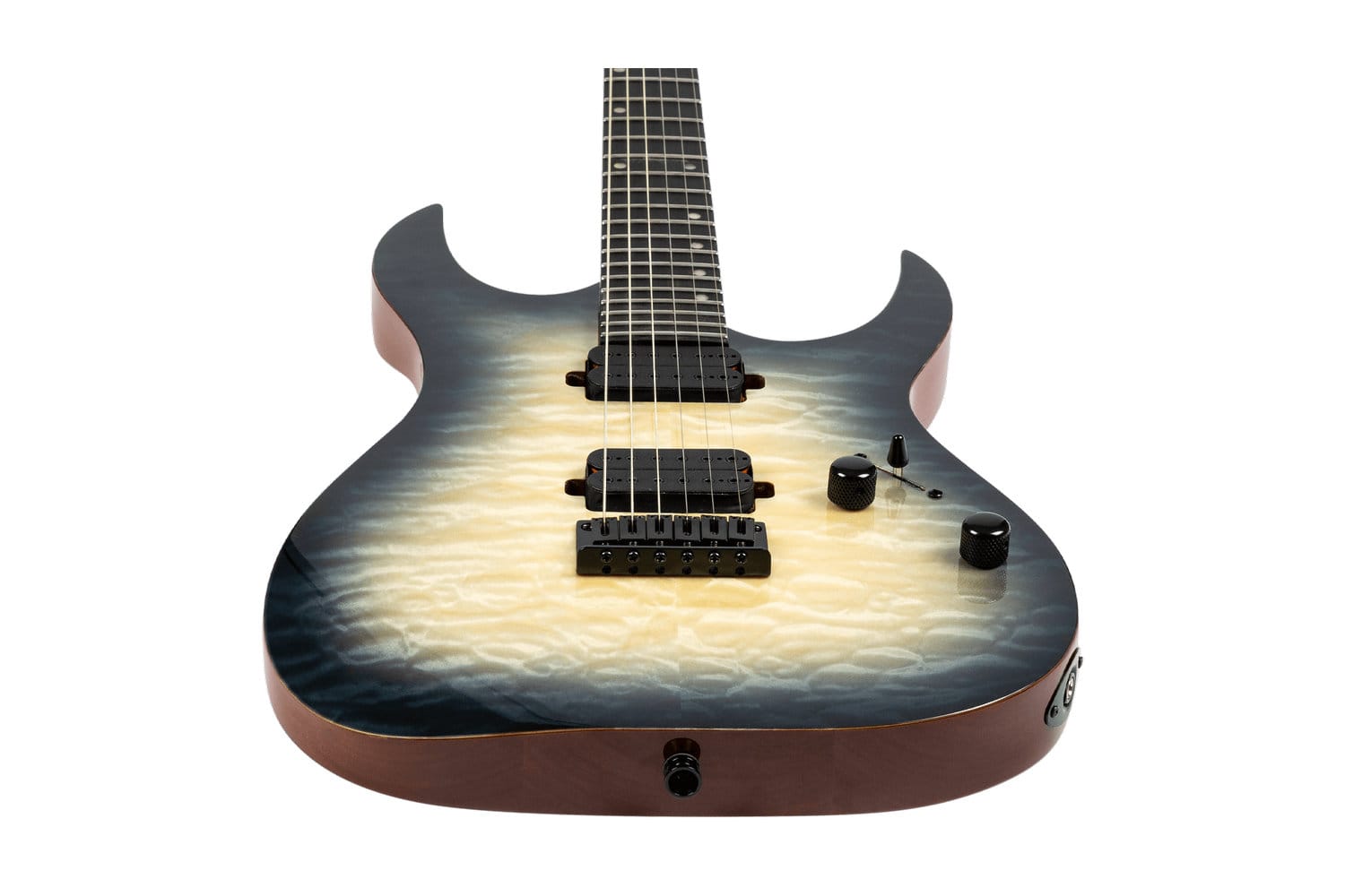 Spira Guitars S-500 QAB Trans Aqua Blue