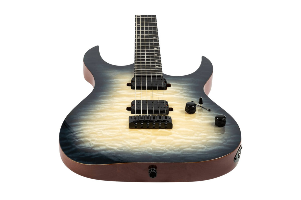 Spira Guitars S-500 QAB Trans Aqua Blue
