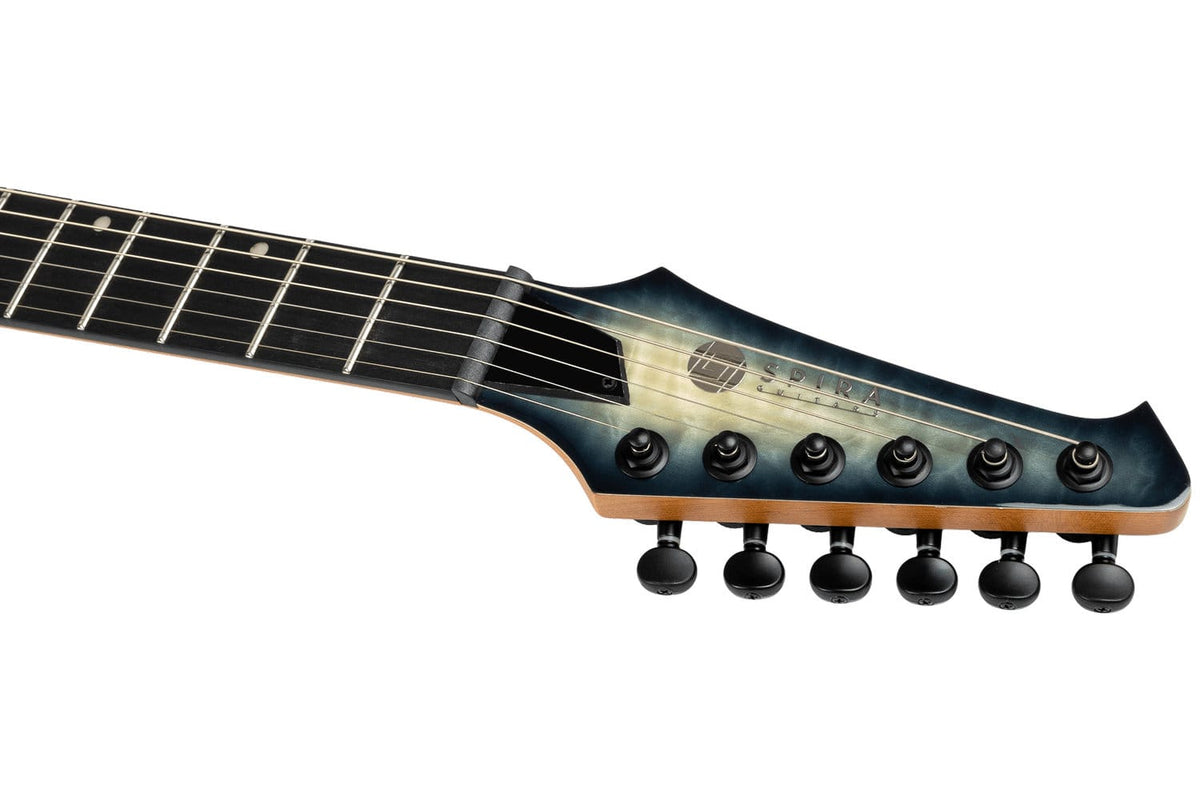 Spira Guitars S-500 QAB Trans Aqua Blue