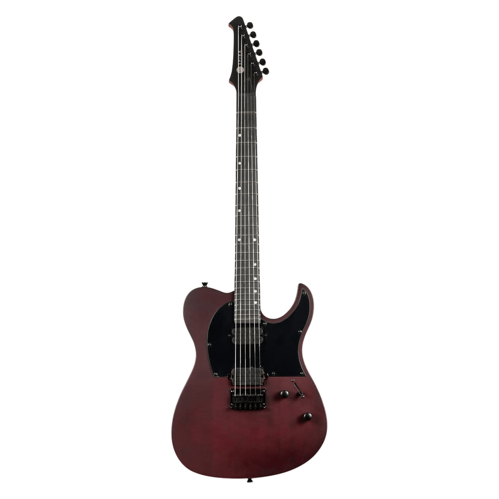 Spira Guitars T-400 MWR Satin Wine Red