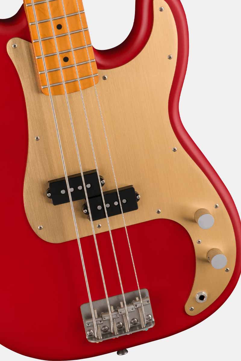 Squier Precision Bass Vintage Satin Dakota Red 40th Anniversary