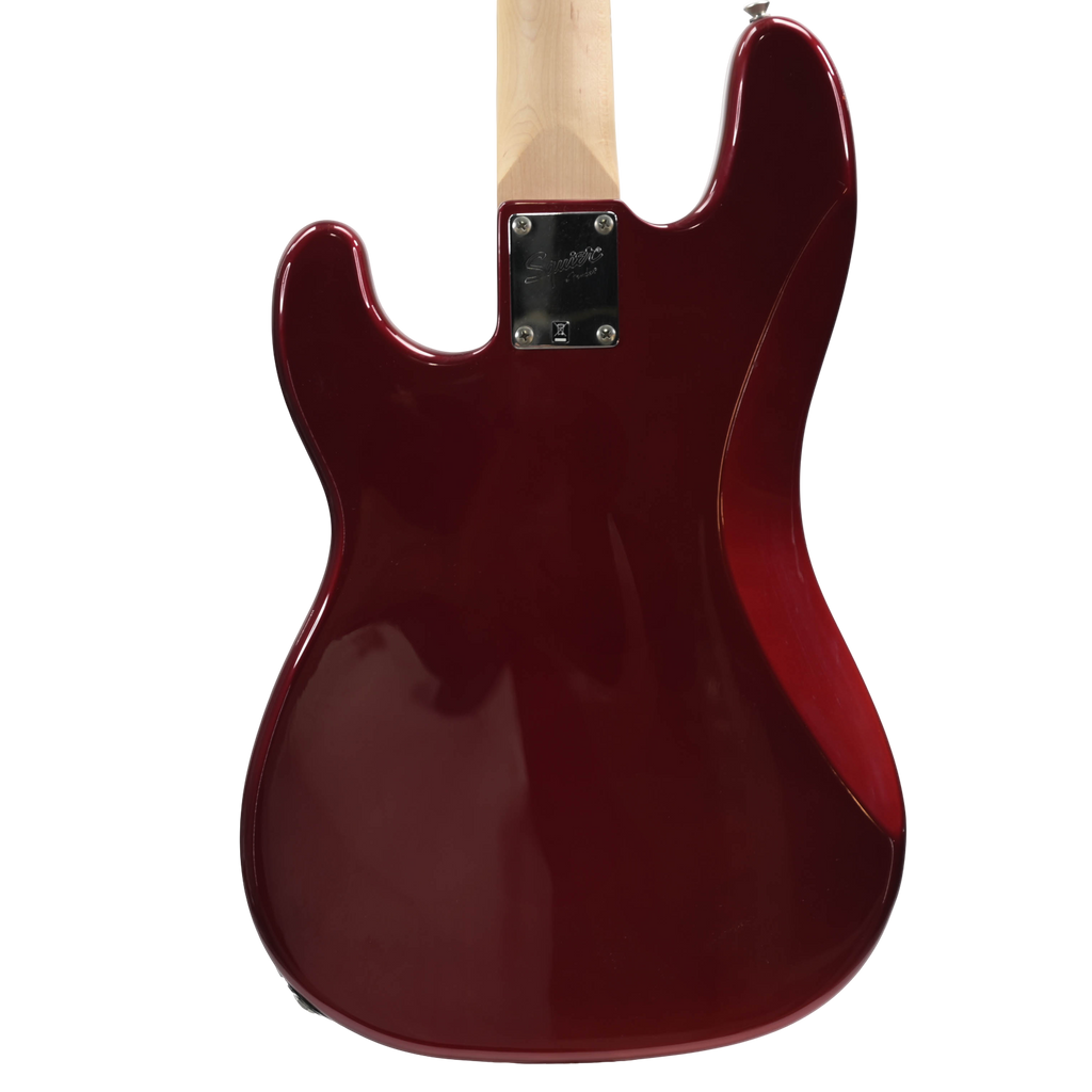 Squier Affinity P J Bass metallic red