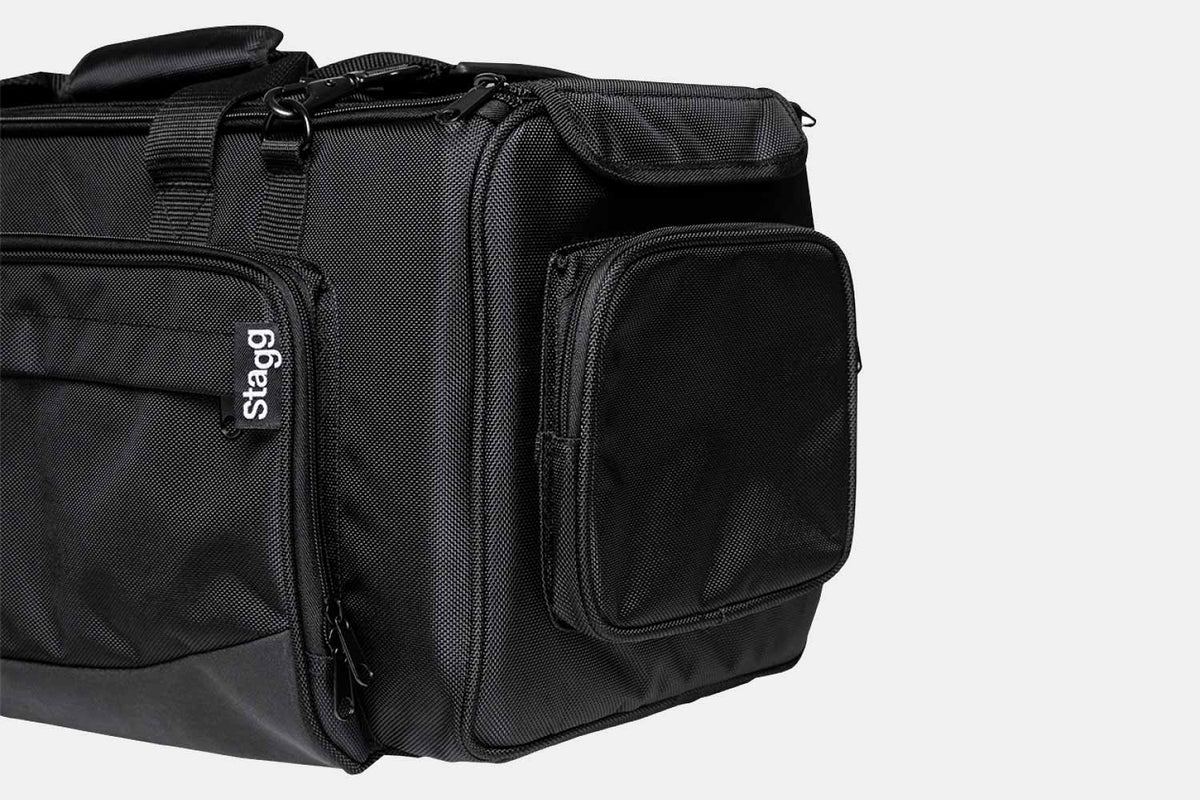 Stagg Dubbel Trompet Gigbag Zwart (5746657558692)