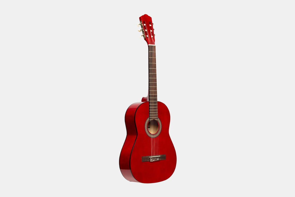 Stagg SCL50 3/4-RED Rode klassieke gitaar