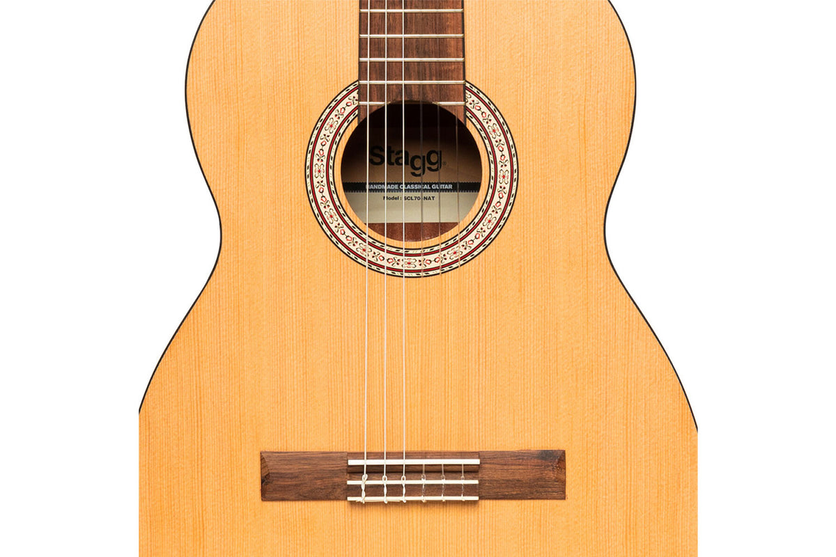 Stagg SCL70-NAT 4/4 Naturel Klassieke gitaar Spruce