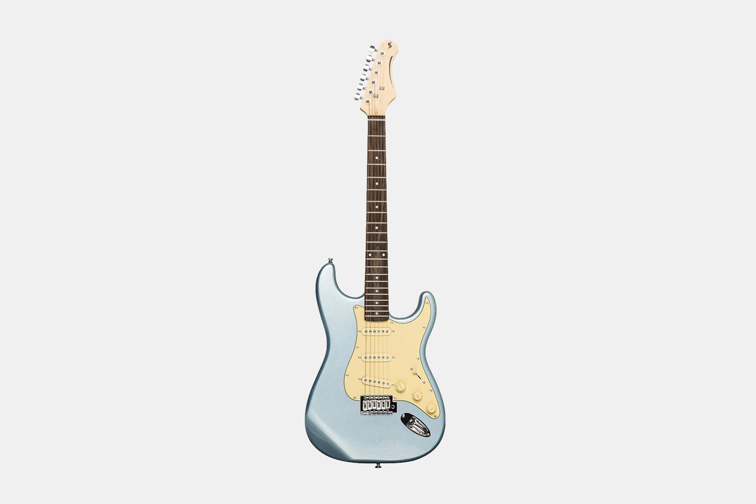 Stagg SES-30 IBM Standaard Statocaster Ice Blue Metallic