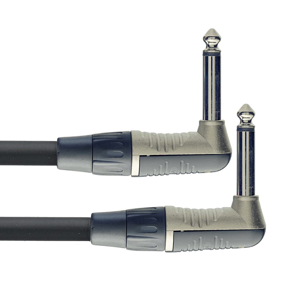 Stagg 10CM Patchkabel Haakse Jack−Haakse Jack Deluxe