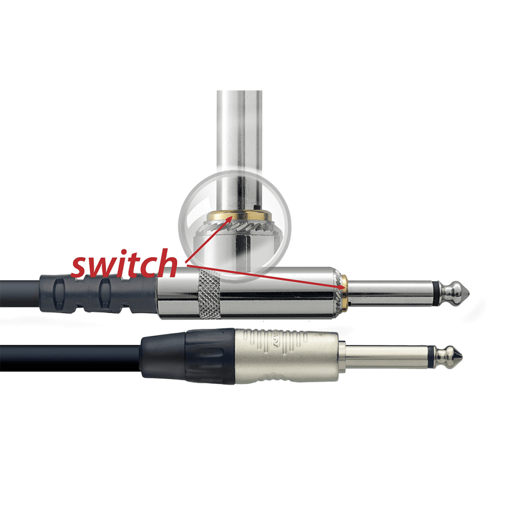 Stagg 10M Instrumentkabel met Switch Deluxe