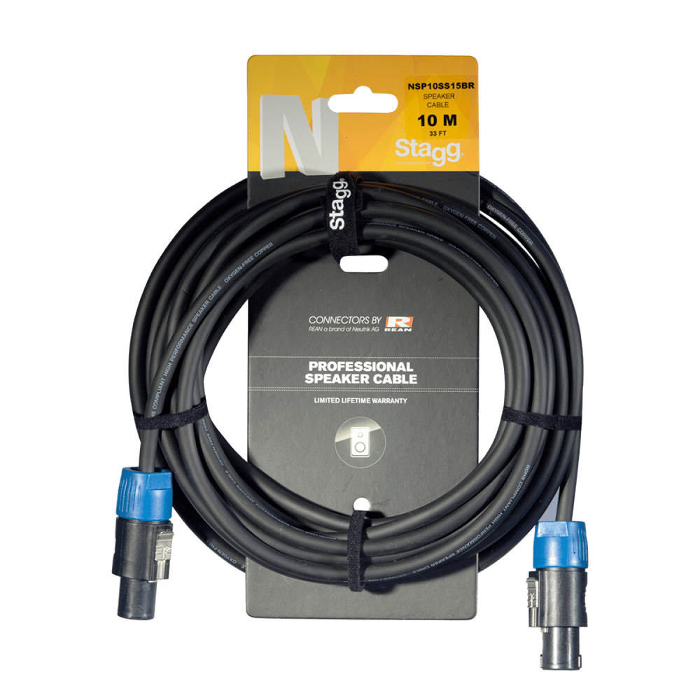 Stagg 10M Speakon Kabel Speakon−Speakon Deluxe