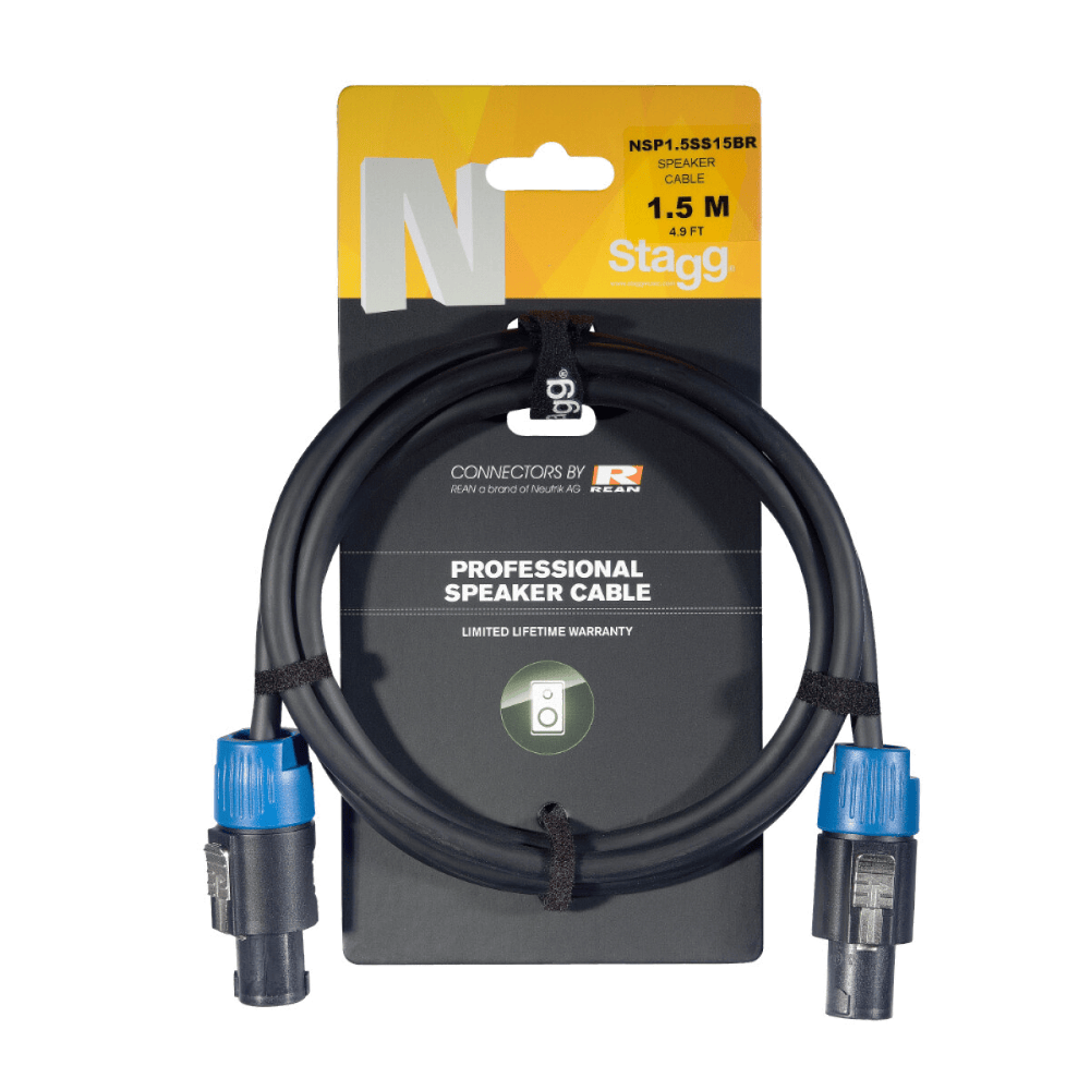 Stagg 1,5M Speakon Kabel Speakon−Speakon Deluxe