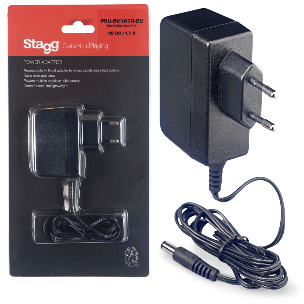 Stagg 9V 1,7A DC Adapter Reverse Polarity