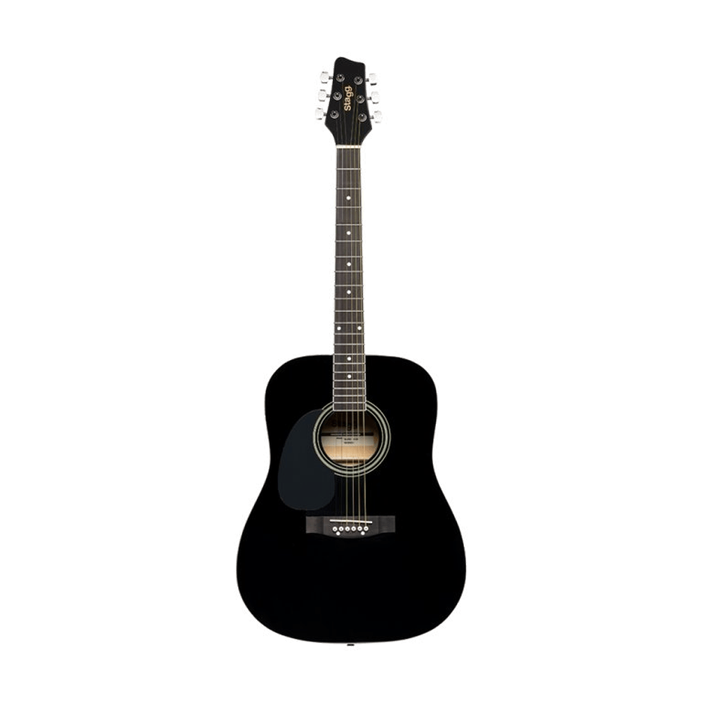 Stagg SA20D gitaar Linkshandig Zwart