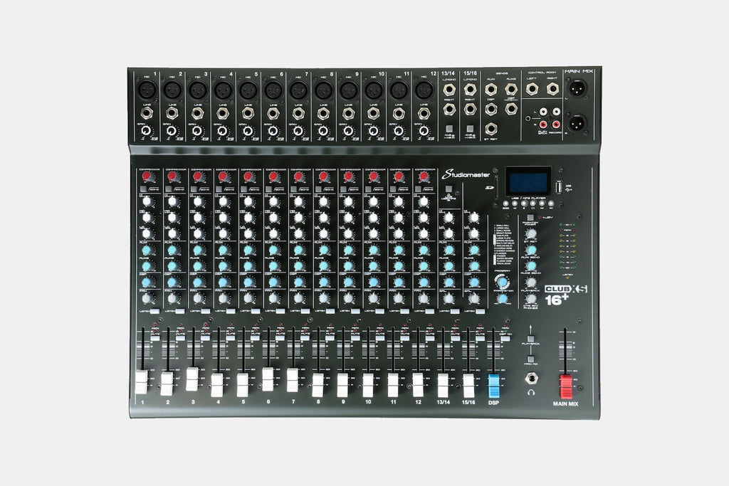 Studiomaster CLUB XS16+ Mengtafel - 12 kanaals