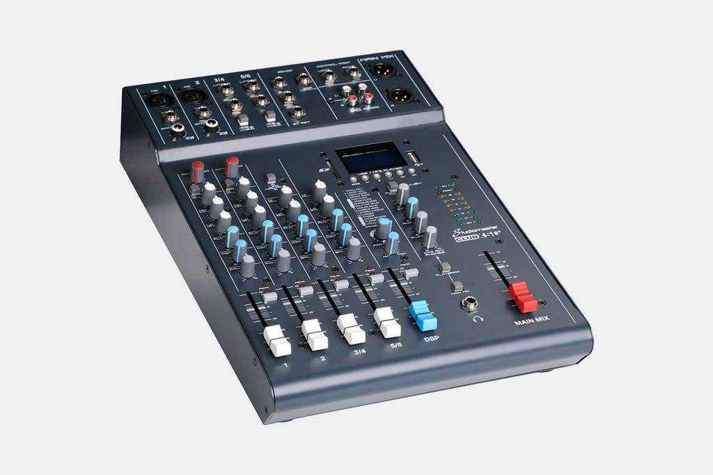 Studiomaster CLUB XS6+ Mengtafel - 4 kanaals